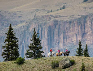 Trail ride at 4UR Ranch