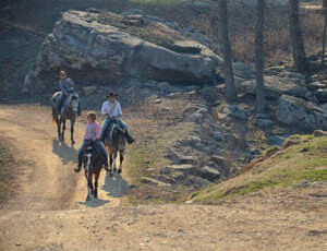 Trail ride at Horseshoe Canyon Ranch