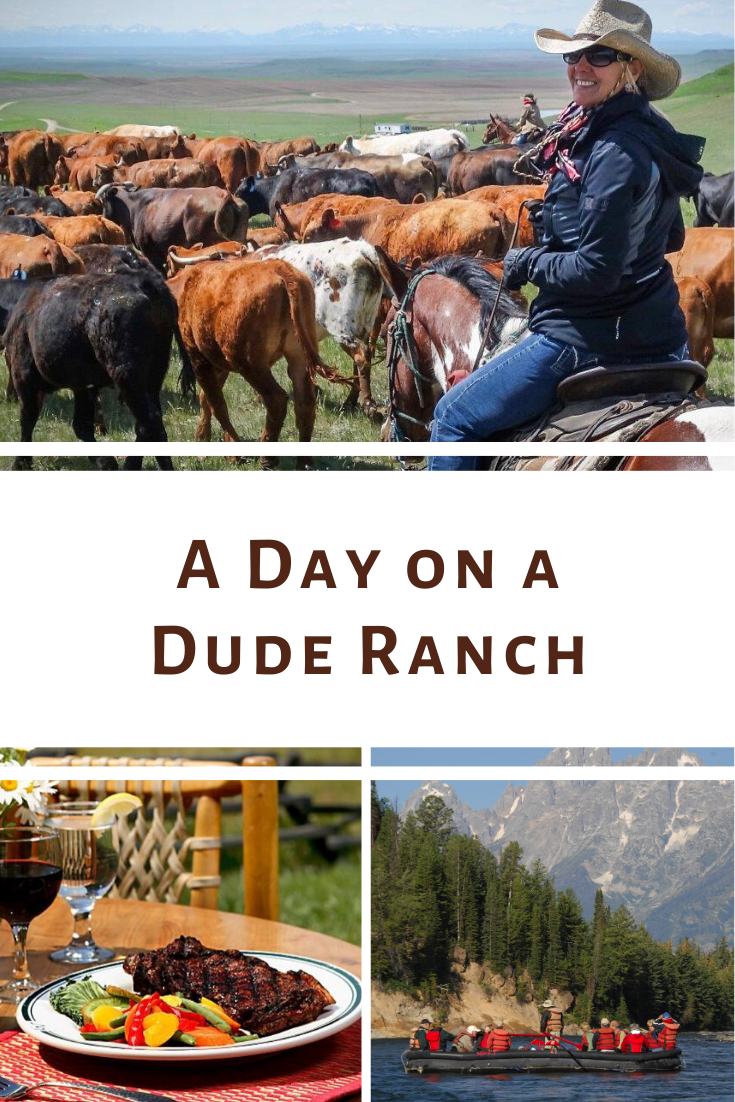 day on a dude ranch