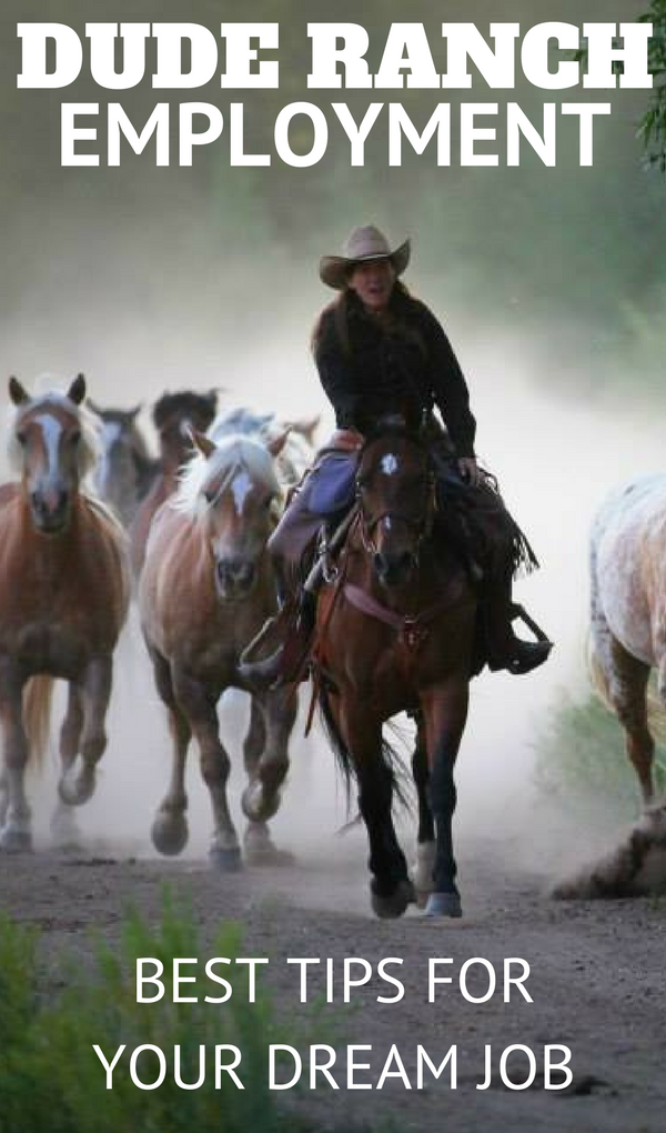 dude ranch employment