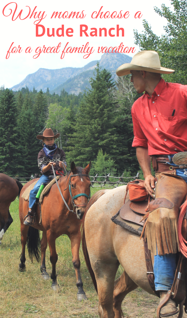 ude ranches make an incredibly memorable and enjoyable family vacation - for moms especially. With a sense of togetherness and shared experiences moms and the whole family are sure to love their time in the great outdoors. Read about all the reasons moms choose dude ranch vacations for a great family vacation.