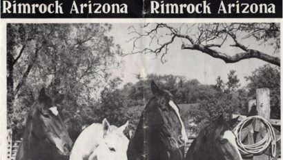 vintage pamphlet of Soda Springs ranch