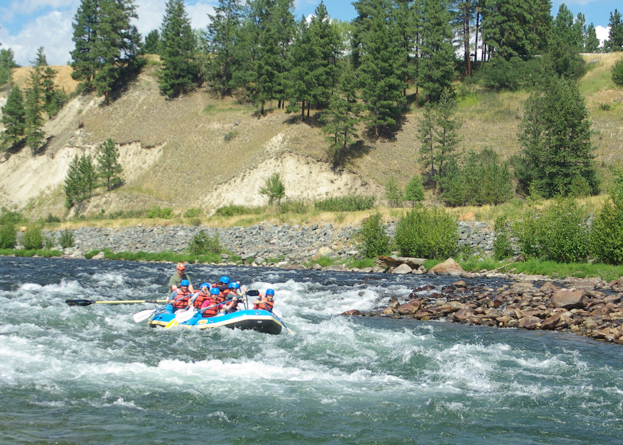 Three Bars Rafting Lodging Near Glacier National Park Dude Ranch