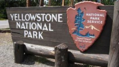 Yellowstone Entrance Sign