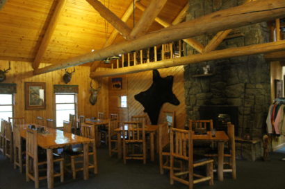Dining room of Blackwater Creek Ranch