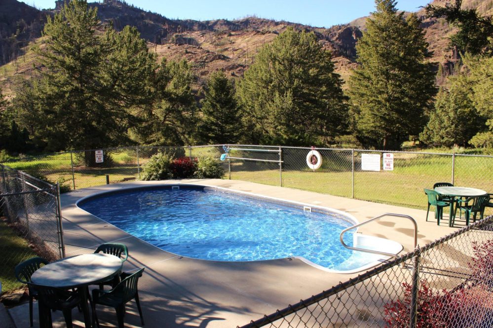 Swimming pool at Blackwater Creek Ranch