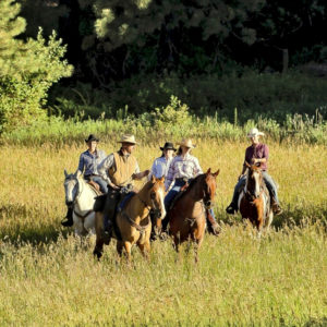 people on horseback