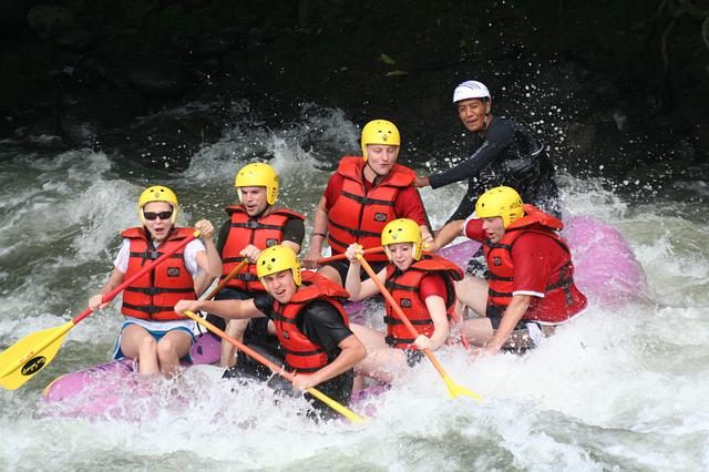 White water rafting makes for a special Dude Ranch experience