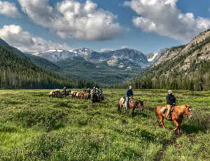 Pack trip at Allens Diamond 4 Ranch