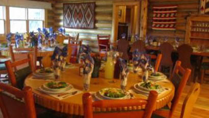 Dining room at Rimrock Dude Ranch