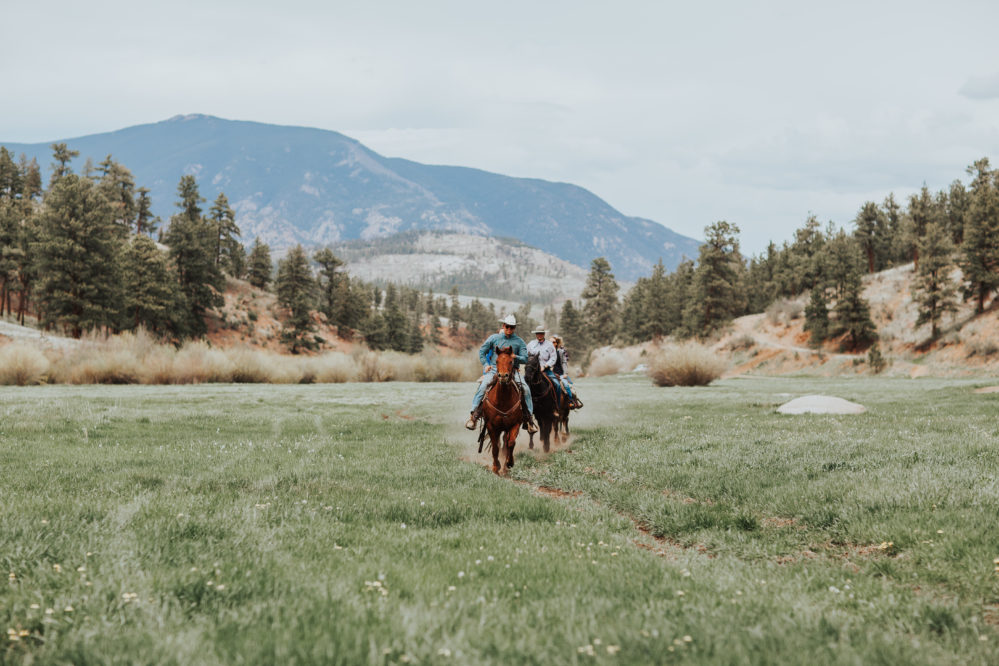 Lost Valley Ranch trail ride in meadows