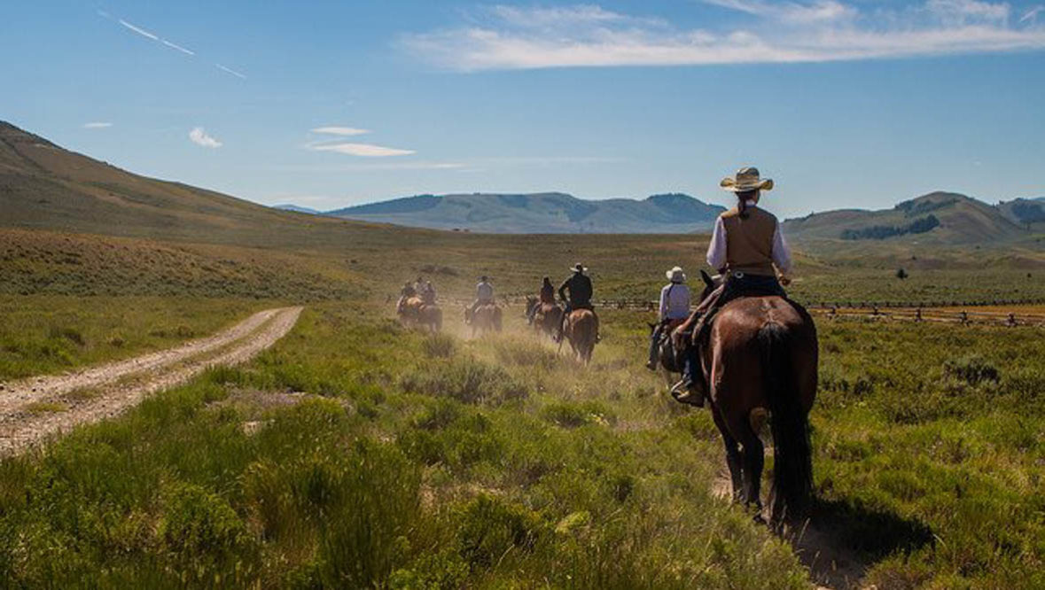 Trailride at Goosewing Ranch