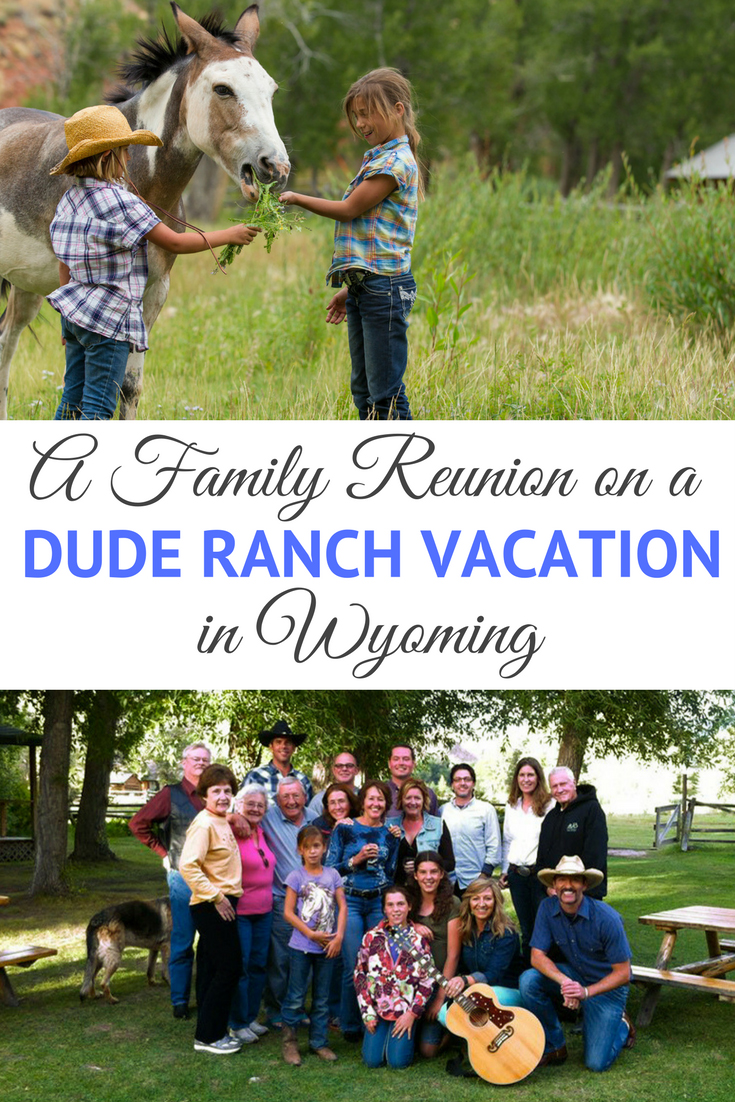 Wyoming has a lot to offer for a family reunion, especially at a member dude or guest ranch of the Dude Ranchers' Association. With two world famous national parks, mountain ranges with panoramic vistas and every type of outdoor activity, Wyoming epitomizes the Western adventure vacation. On a dude ranch family reunion you can experience all this in a schedule (or lack thereof) for all ages of your family. Wyoming has a lot to offer for a family reunion, especially at a member dude or guest ranch of the Dude Ranchers' Association. With two world famous national parks, mountain ranges with panoramic vistas and every type of outdoor activity, Wyoming epitomizes the Western adventure vacation. On a dude ranch family reunion you can experience all this in a schedule (or lack thereof) for all ages of your family.