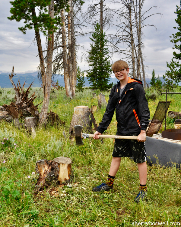 Tween on our Dude Ranch Vacation