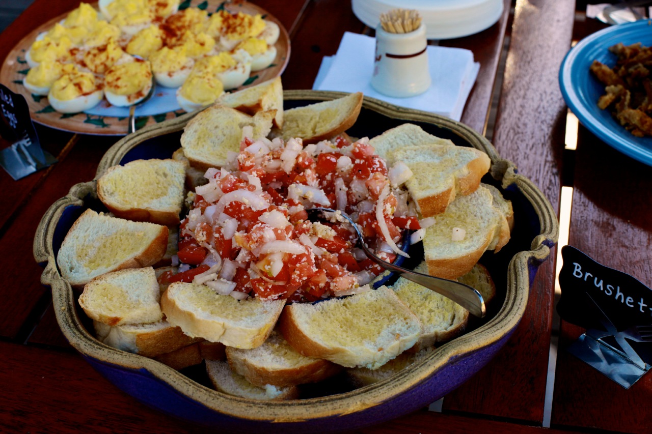 Elk Mountain Ranch bruschetta