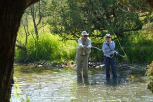 Upper Canyon Fishing Couple Romance
