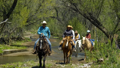 Circle Z Creek Trail Ride Family