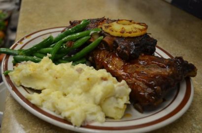 shoshone lodge and guest ranch dinner plate