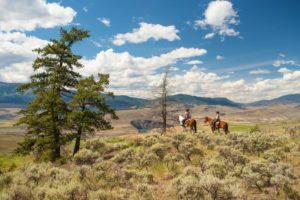 wide open space with blue sky