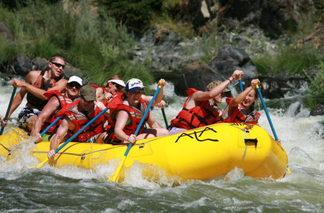 white water rafting